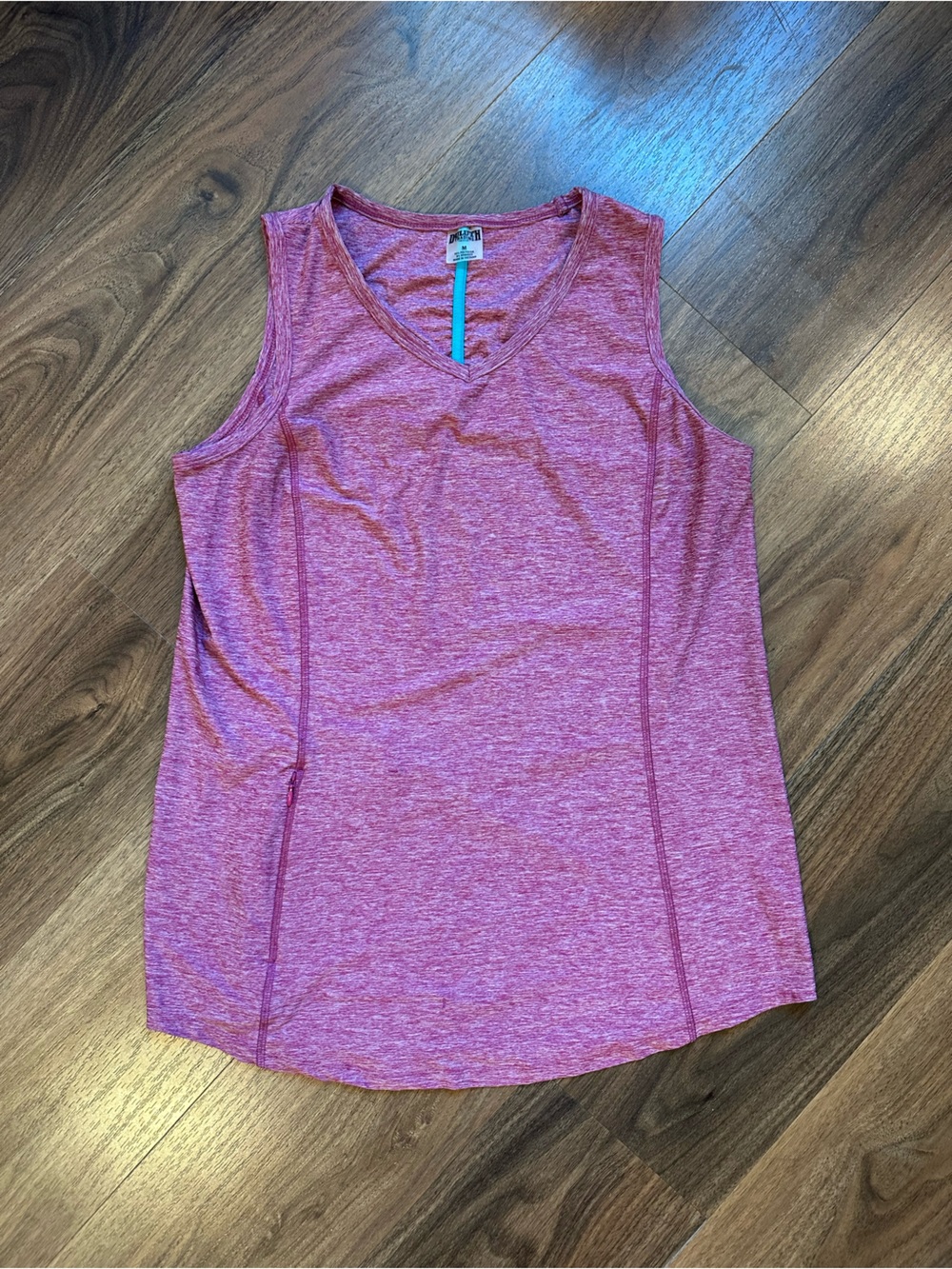 Duluth Trading Co Fuscia Heather Active Tank